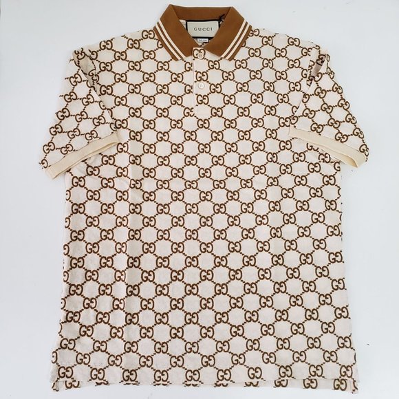 brown gucci shirt